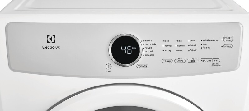Front Load Electric Dryer with 5 cycles - 8.0 Cu. Ft. EFDE317TIW