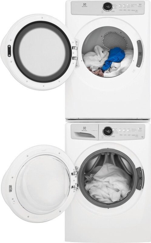 Front Load Electric Dryer with 5 cycles - 8.0 Cu. Ft. EFDE317TIW