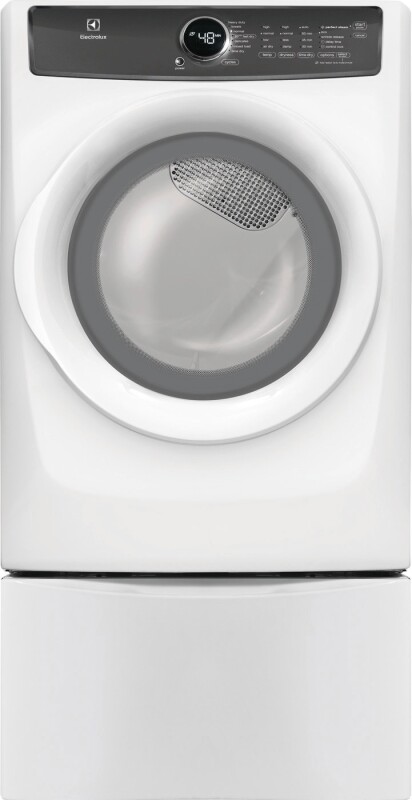 Front Load Perfect Steam Electric Dryer with 7 cycles - 8.0 Cu. Ft. EFME427UIW