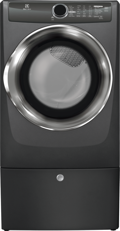 Front Load Perfect Steam Electric Dryer with Instant Refresh and 8 cycles - 8.0 Cu. Ft. EFME517STT