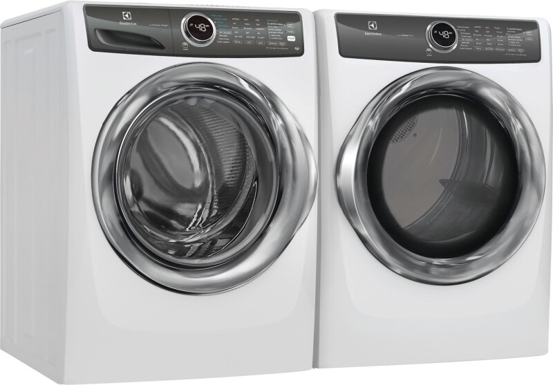 Front Load Perfect Steam Electric Dryer with LuxCare Dry and Instant Refresh - 8.0 Cu. Ft. EFME527UIW