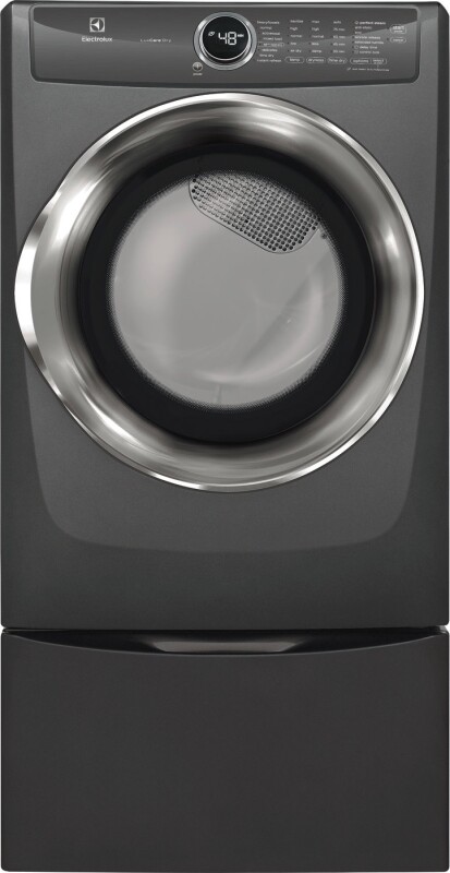 Front Load Perfect Steam Electric Dryer with LuxCare Dry and Instant Refresh - 8.0 Cu. Ft. EFME527UTT