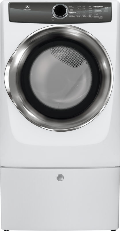 Front Load Perfect Steam Gas Dryer with Instant Refresh and 8 cycles - 8.0 Cu. Ft. EFMG517SIW