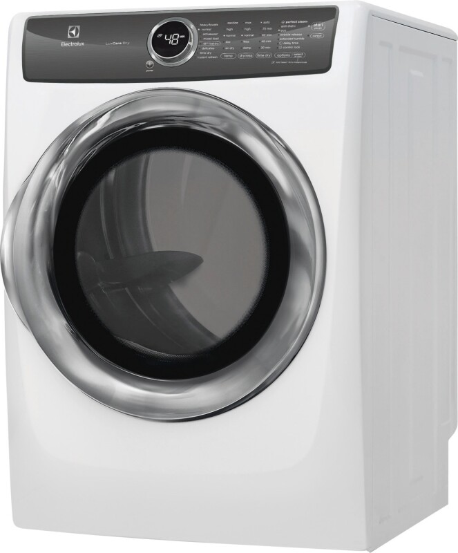 Front Load Perfect Steam Gas Dryer with LuxCare Dry and Instant Refresh - 8.0 Cu. Ft. EFMG527UIW