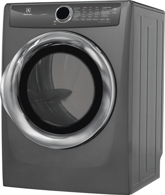 Electrolux Front Load Perfect Steam Gas Dryer with LuxCare Dry and Instant Refresh - 8.0 Cu. Ft. Titanium EFMG527UTT Picture 1