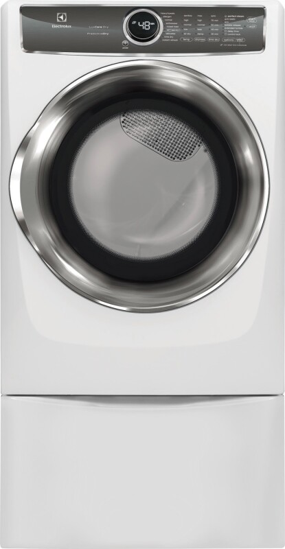 Front Load Perfect Steam Gas Dryer with PredictiveDry™ and Instant Refresh - 8.0. Cu. Ft. EFMG627UIW