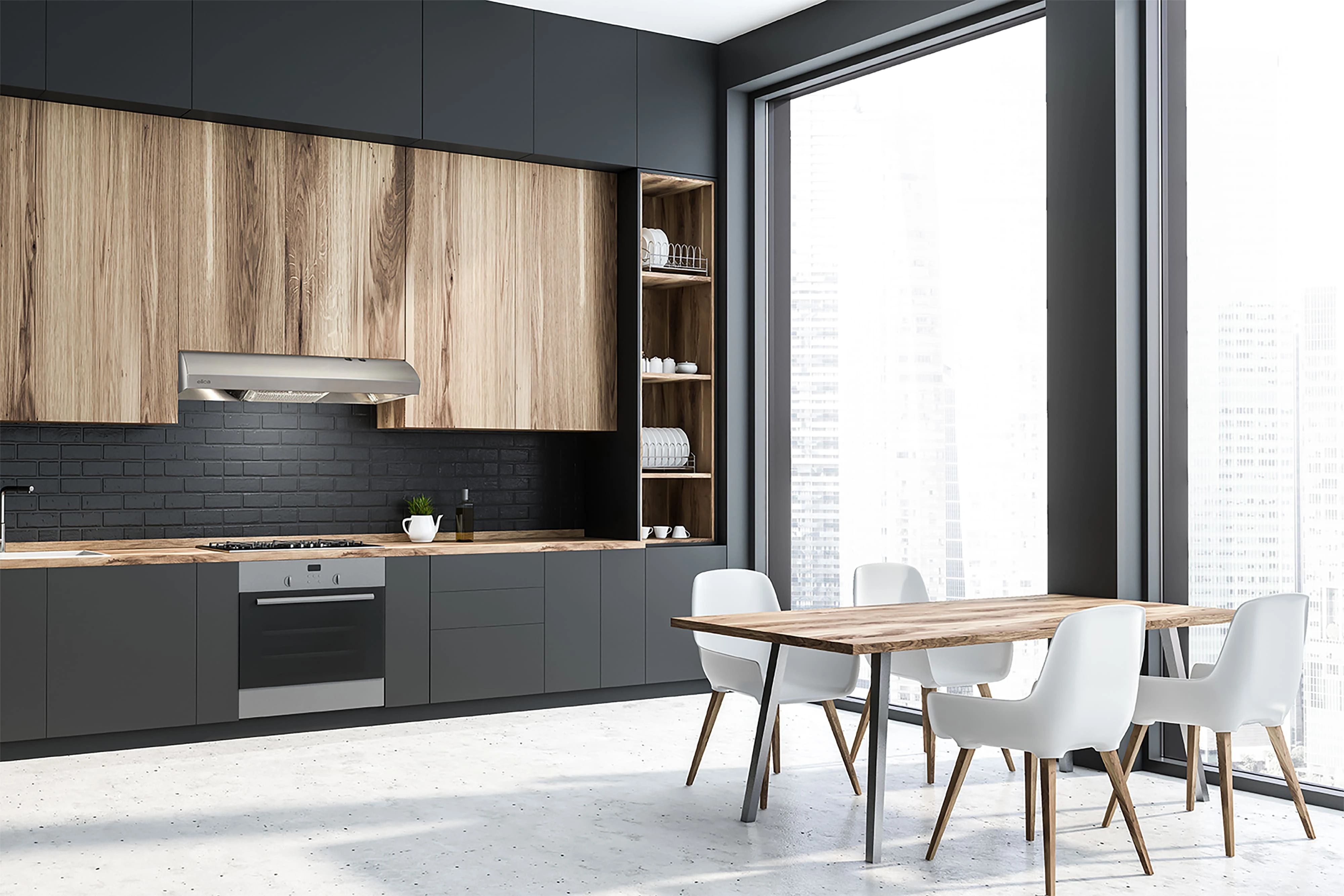 Fusaro 30" Under Cabinet Range Hood EFS130BL