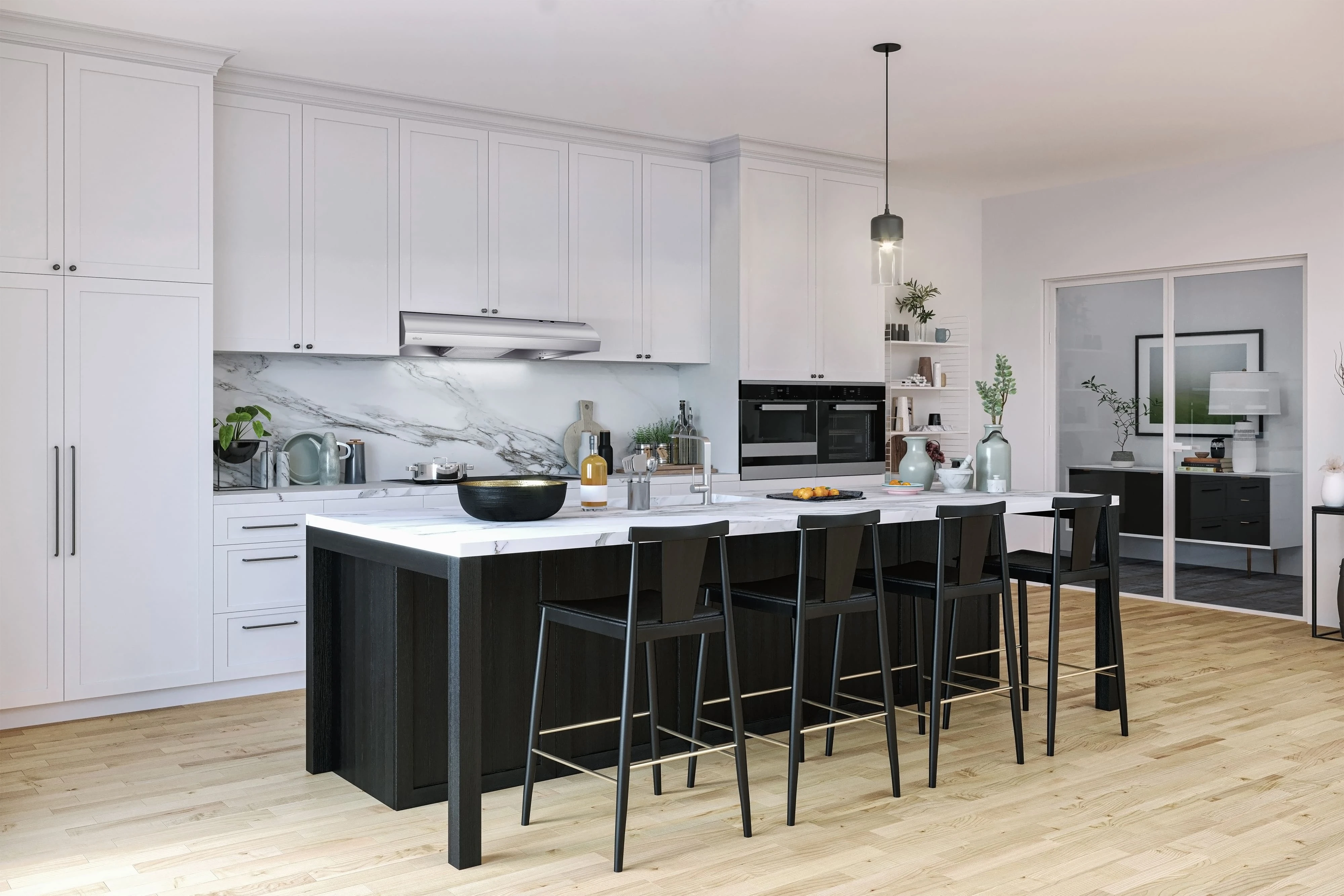 Fusaro 30" Under Cabinet Range Hood EFS130BL