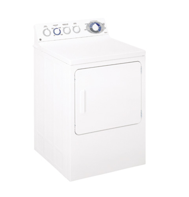 Super 7.0 Cu. Ft. Capacity Gas Dryer with Stainless Steel Drum EGD6500DWW