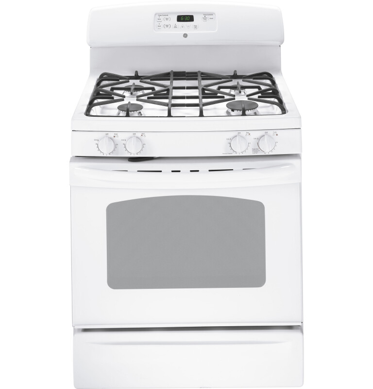 GE Eterna 30" Free Standing Gas Range White EGR3000EPWW Picture 1