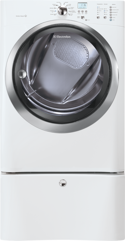 Electrolux Front Load Electric Dryer with IQ-Touch Controls featuring Perfect Steam™ - 8.0 Cu. Ft. Island White EIMED55IIW Picture 1