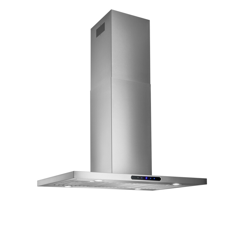 Elite 36-Inch T-Style Island Range Hood, 640 Max Blower CFM, w/ Code Ready Technology EIT1366SS