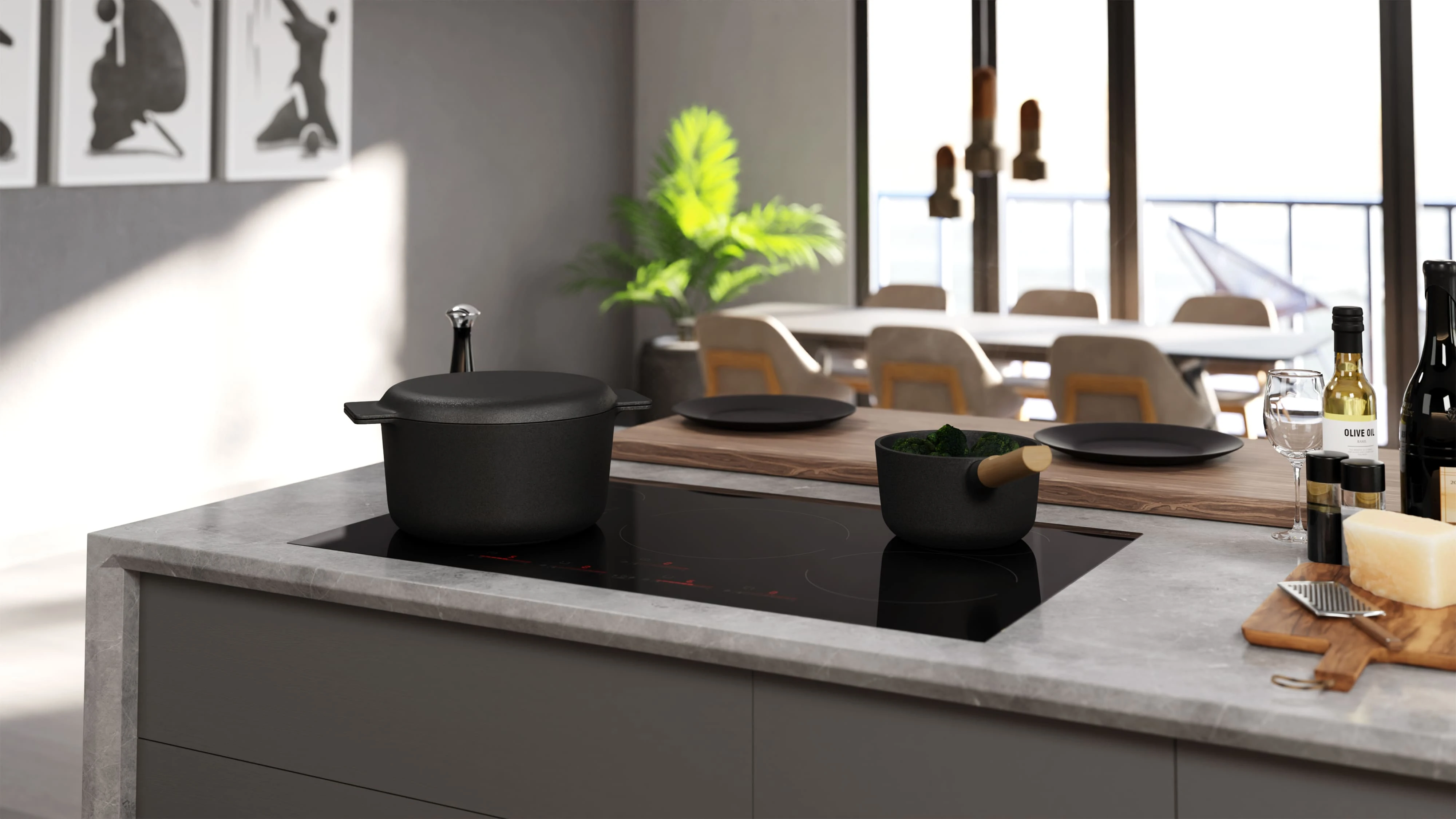 Volta 36" Induction Cooktops EIV536BL