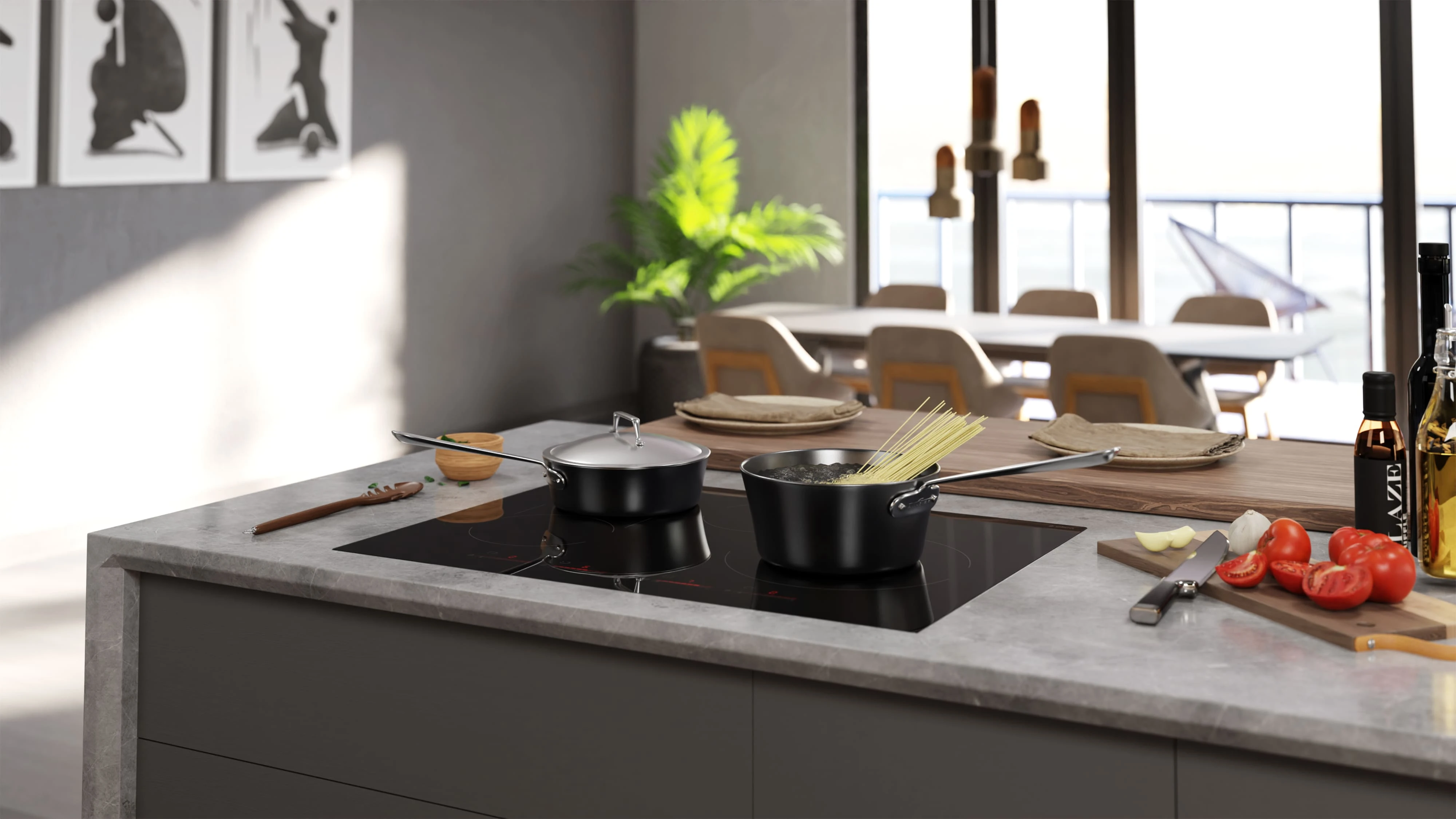 Volta 36" Induction Cooktops EIV536BL