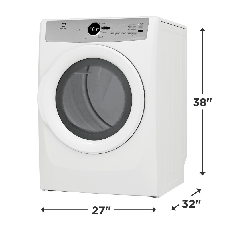 Front Load Electric Dryer – 8.0 Cu. Ft. ELFE7337AW