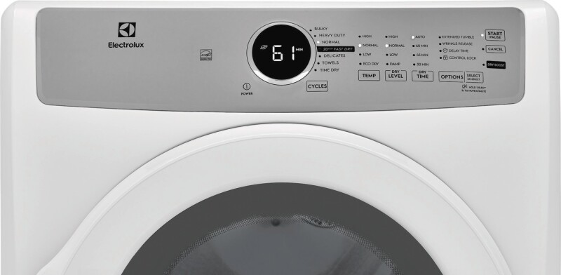 Front Load Electric Dryer – 8.0 Cu. Ft. ELFE7337AW