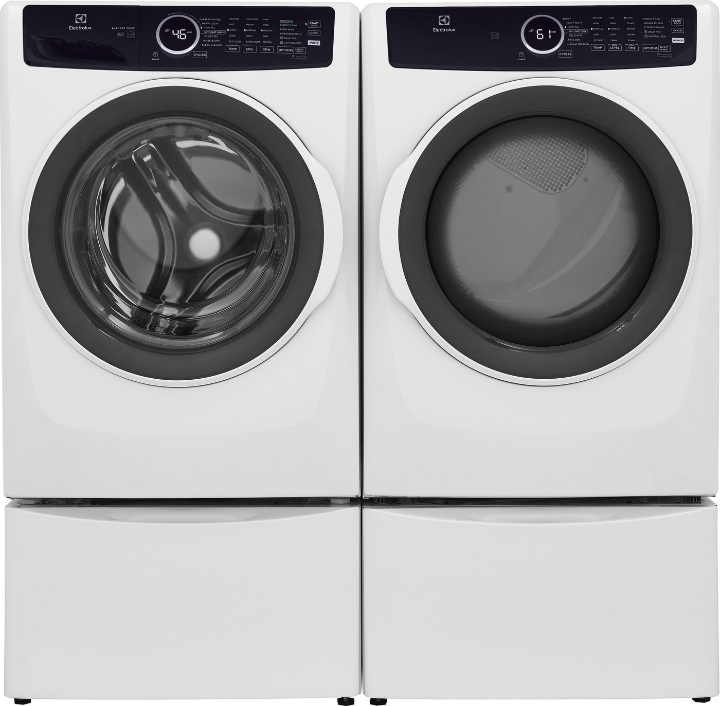 Front Load Perfect Steam Electric Dryer with Instant Refresh – 8.0 Cu. Ft. ELFE7437AW