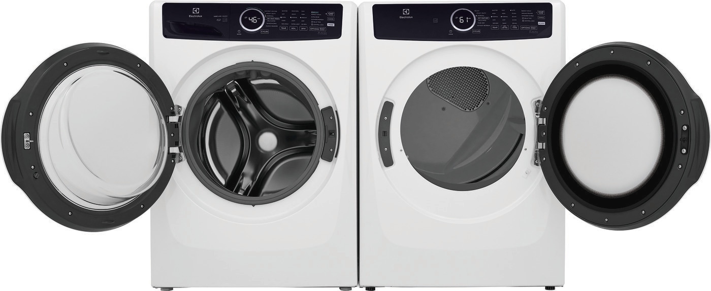 Front Load Perfect Steam Electric Dryer with Instant Refresh – 8.0 Cu. Ft. ELFE7437AW