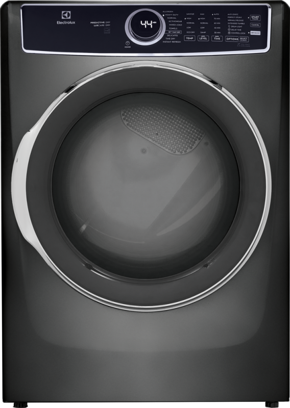 Front Load Perfect Steam Electric Dryer with Predictive Dry™ and Instant Refresh – 8.0 Cu. Ft. ELFE7537AT