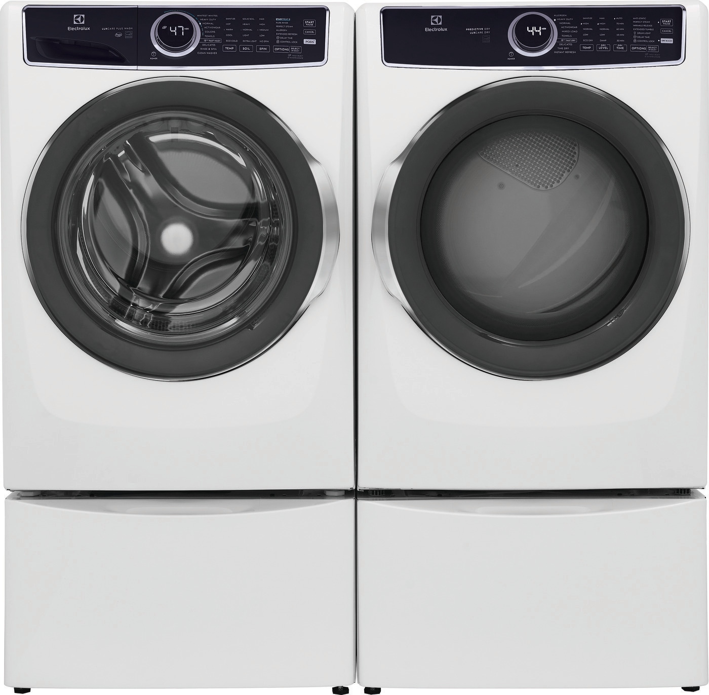 Front Load Perfect Steam Electric Dryer with Predictive Dry™ and Instant Refresh – 8.0 Cu. Ft. ELFE7537AW