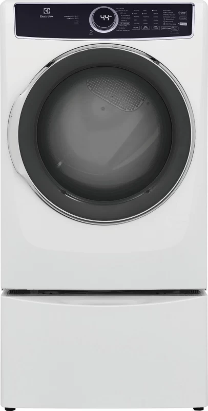 Front Load Perfect Steam Electric Dryer with Predictive Dry™ and Instant Refresh – 8.0 Cu. Ft. ELFE7537AW