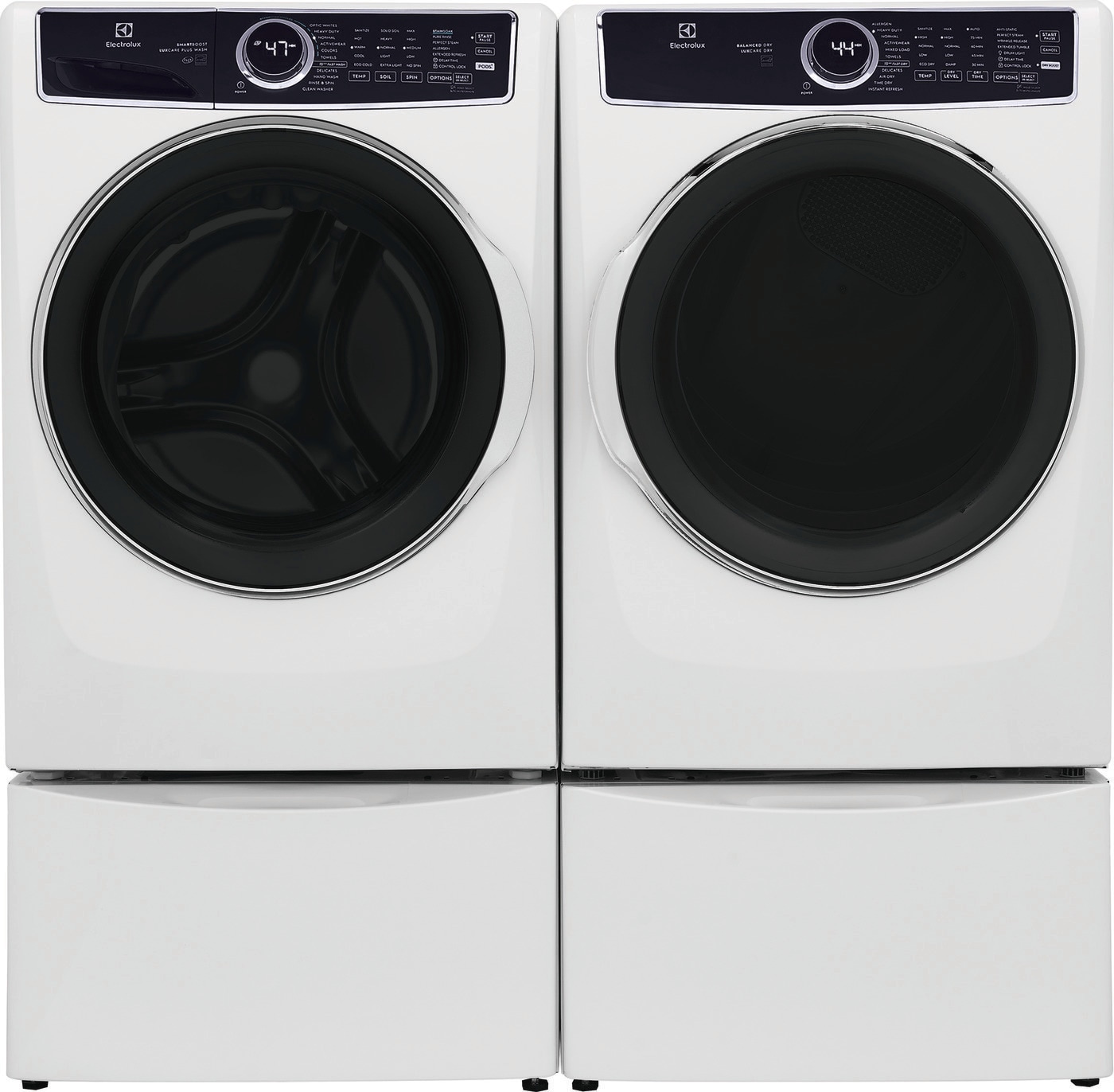 Front Load Perfect Steam Electric Dryer with Balanced Dry™ and Instant Refresh – 8.0 Cu. Ft. ELFE7637AW