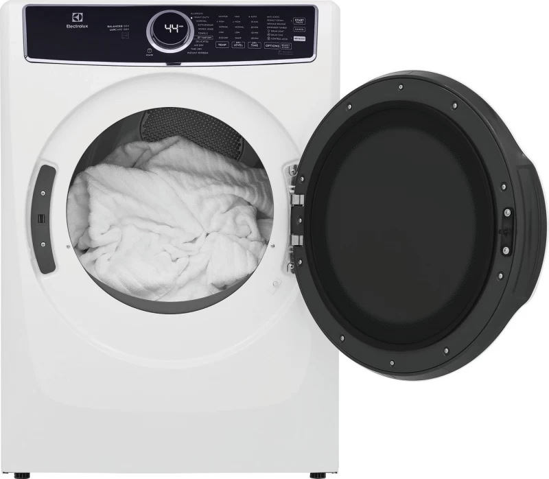 Front Load Perfect Steam Electric Dryer with Balanced Dry™ and Instant Refresh – 8.0 Cu. Ft. ELFE7637AW