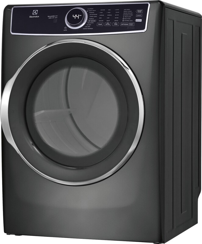Front Load Perfect Steam Dryer with Balanced Dry™ and Instant Refresh – 8.0 Cu. Ft. ELFE7637BT