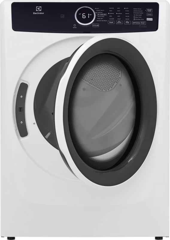 Front Load Perfect Steam Gas Dryer with Instant Refresh – 8.0 Cu. Ft. ELFG7437AW
