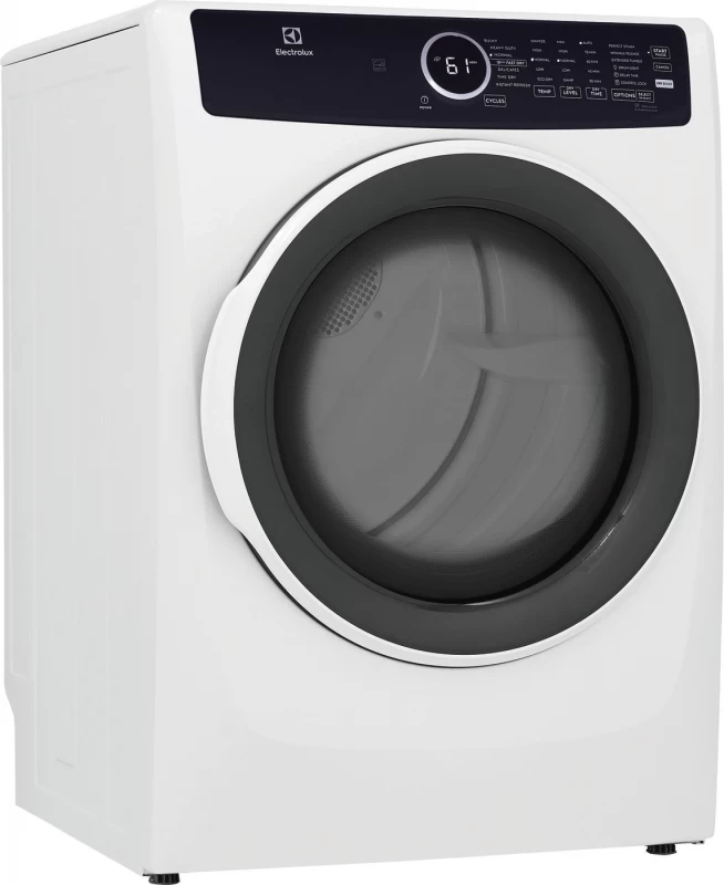 Front Load Perfect Steam Gas Dryer with Instant Refresh – 8.0 Cu. Ft. ELFG7437AW