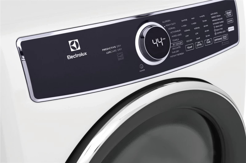 Front Load Perfect Steam Gas Dryer with Predictive Dry™ and Instant Refresh – 8.0 Cu. Ft. ELFG7537AW