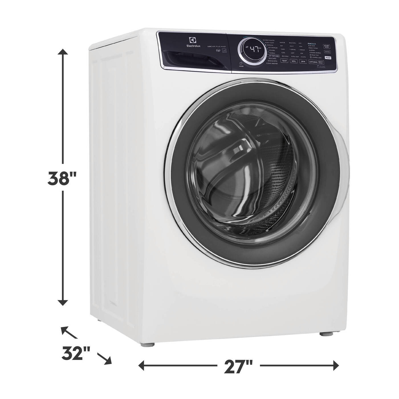 Front Load Perfect Steam Washer with LuxCare Plus Wash - 4.5 Cu. Ft. ELFW7537AW