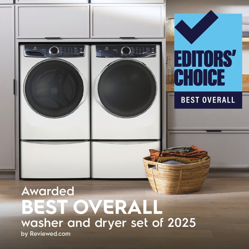 Front Load Perfect Steam Washer with LuxCare Plus Wash and SmartBoost® - 4.5 Cu. Ft. ELFW7637AW