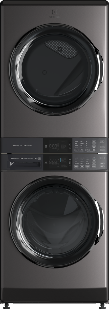 Laundry Tower Single Unit Front Load 4.5 Cu. Ft. Washer & 8 Cu. Ft. Electric Dryer ELTE7600AT