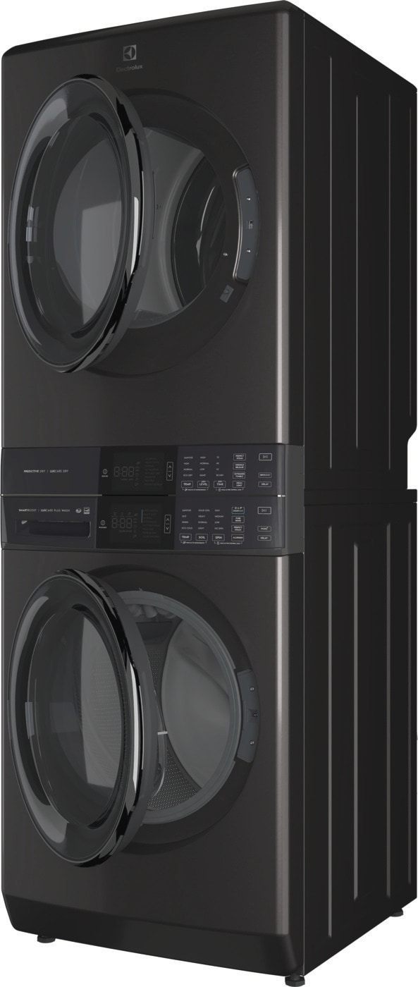 Laundry Tower Single Unit Front Load 4.5 Cu. Ft. Washer & 8 Cu. Ft. Electric Dryer ELTE7600AW