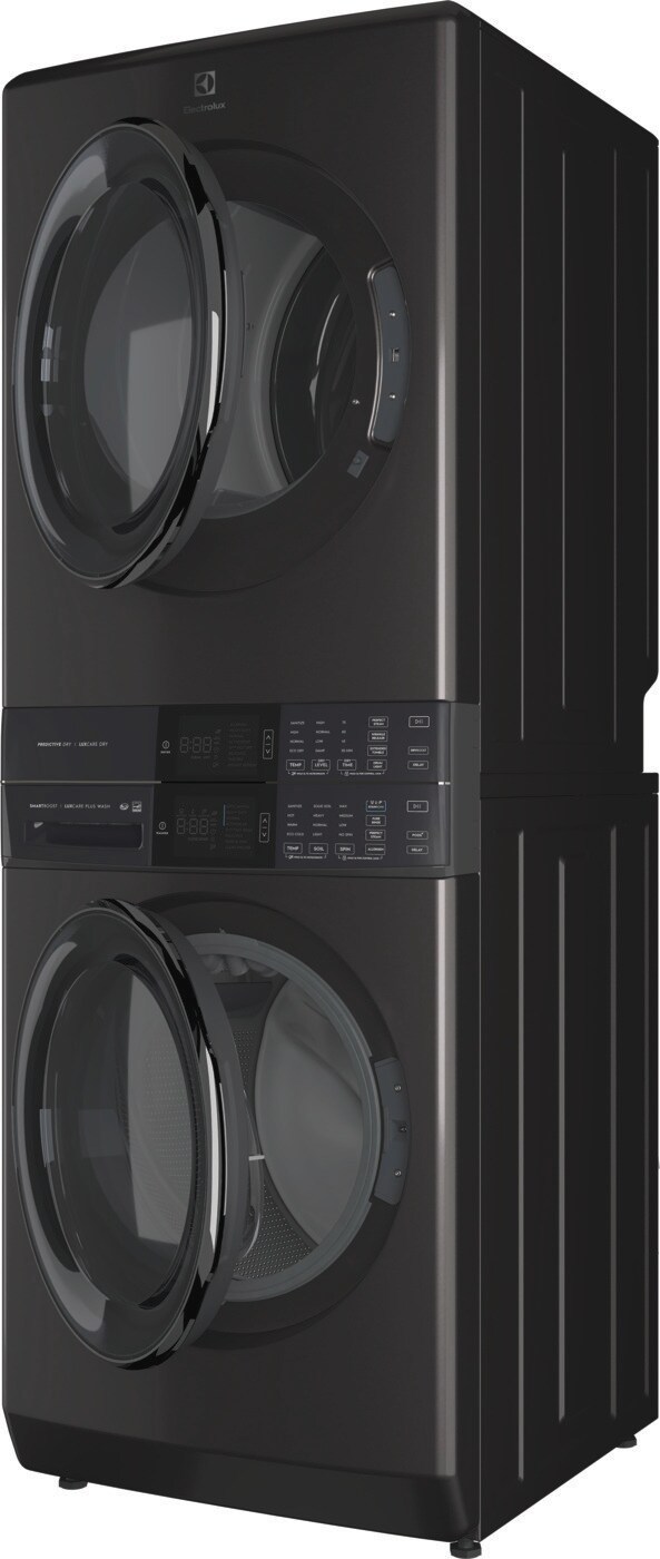 Laundry Tower Single Unit Front Load 4.5 Cu. Ft. Washer & 8 Cu. Ft. Gas Dryer ELTG7600AW