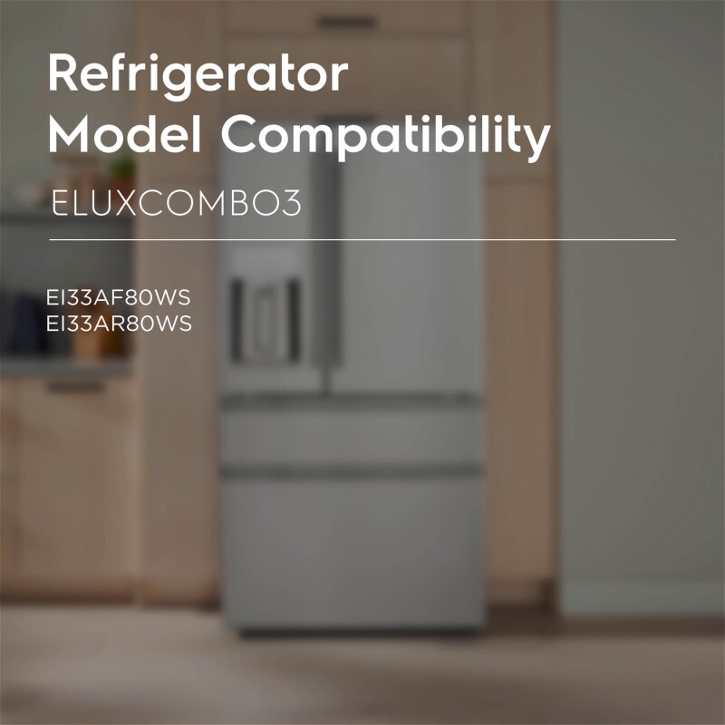 Single-Door Refrigerator and Freezer Bundle ELUXCOMBO3