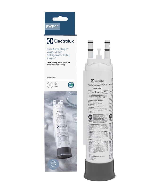 EPPWFU01, ELXPAAF2, and (2) ELPAPKRF Water and Air Filter Combo Kit with Produce Keeper ELUXCOMBO4