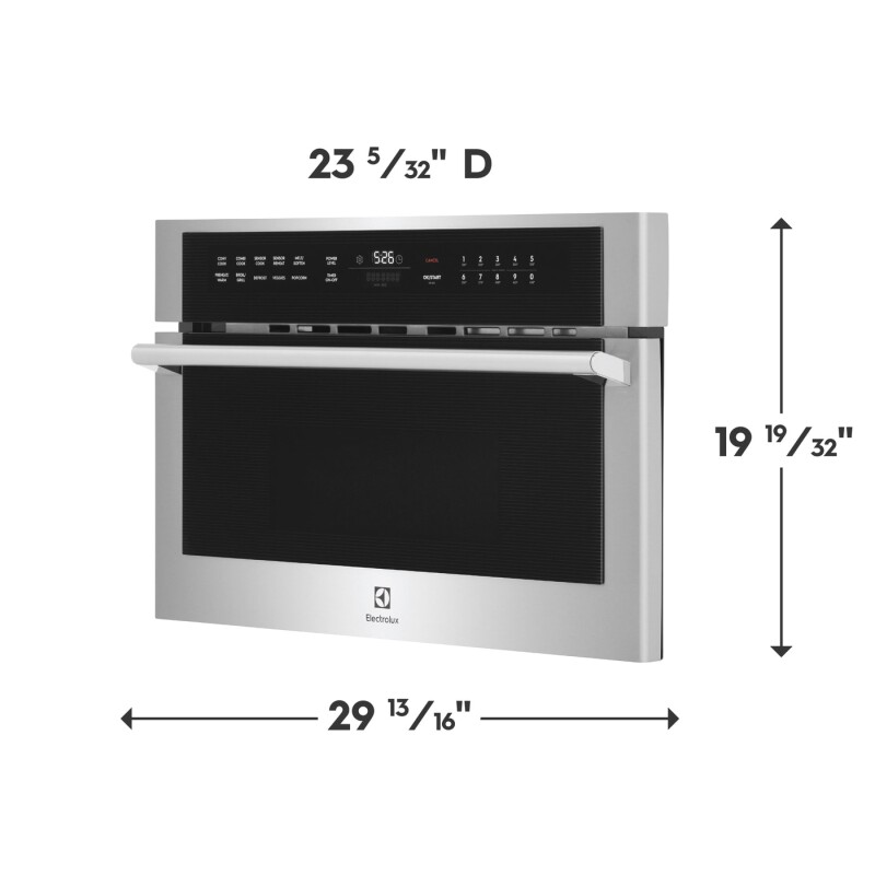 30" Built-In Microwave Oven with Drop-Down Door EMBD3010AS