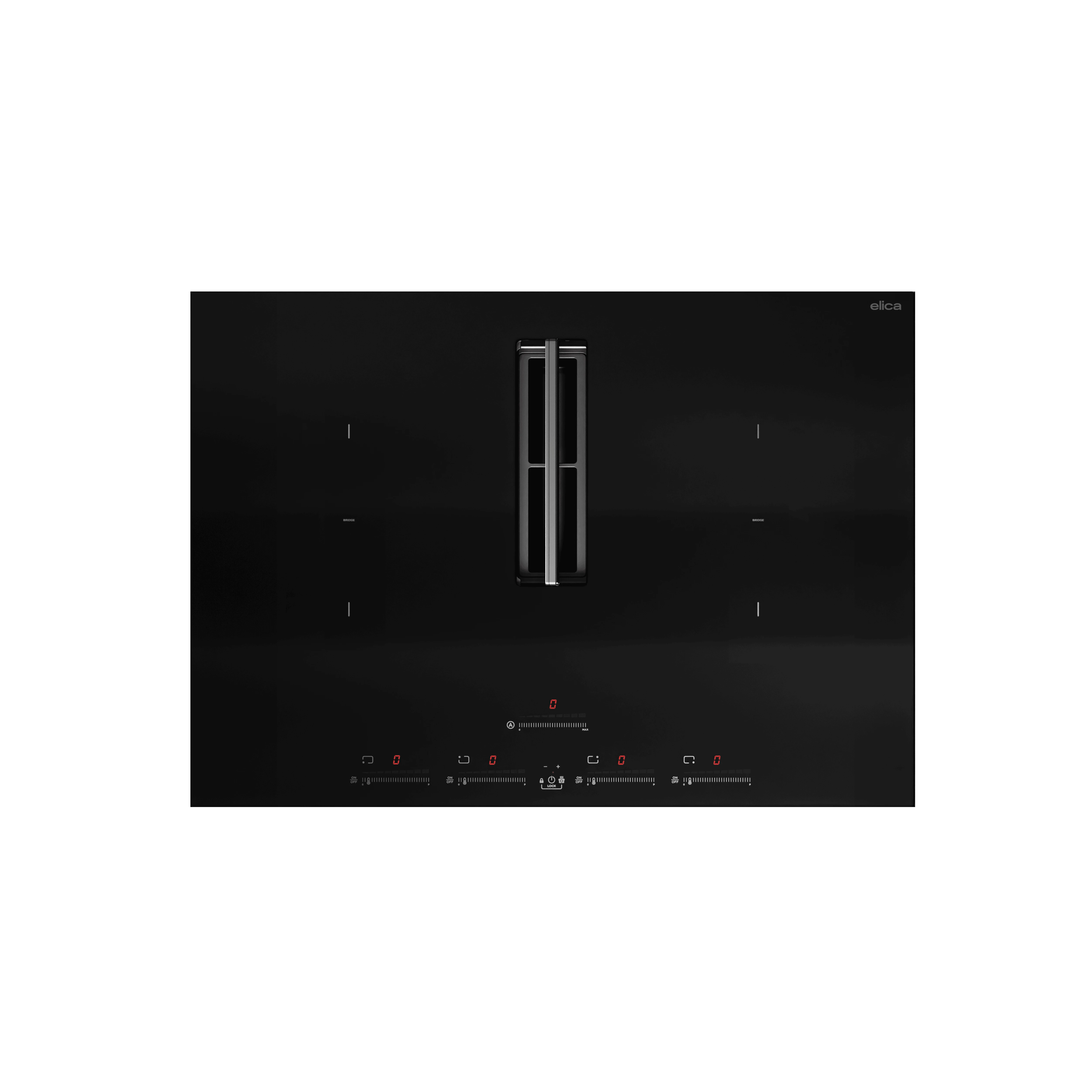 Nikolatesla Flux 30" Induction Cooktops With Downdraft ENF430BL