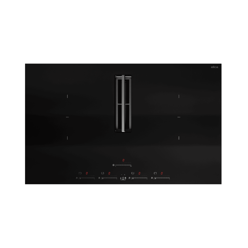 Nikolatesla Flux 36" Induction Cooktops With Downdraft ENF436BL