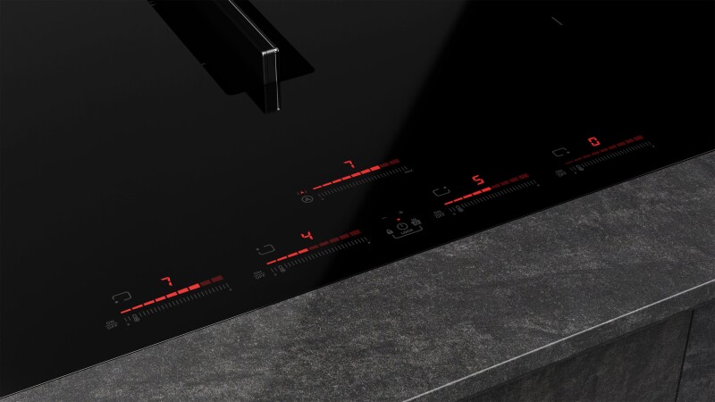 Nikolatesla Flux 36" Induction Cooktops With Downdraft ENF436BL