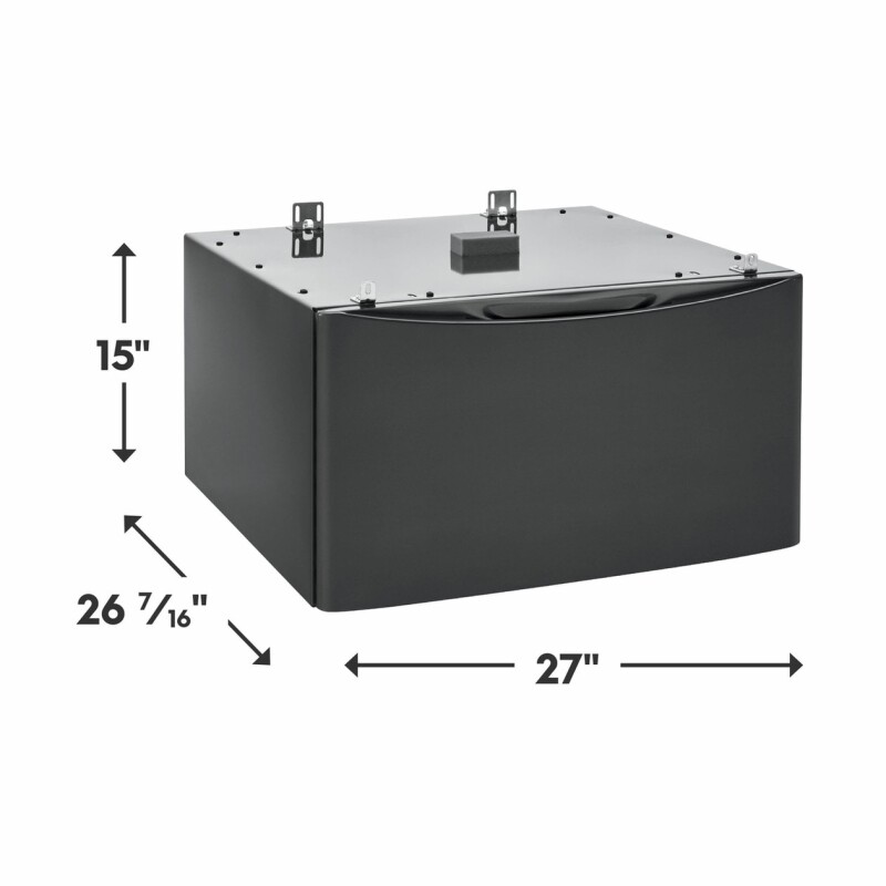 Luxury-Glide Pedestal with Spacious Storage Drawer EPWD257UTT