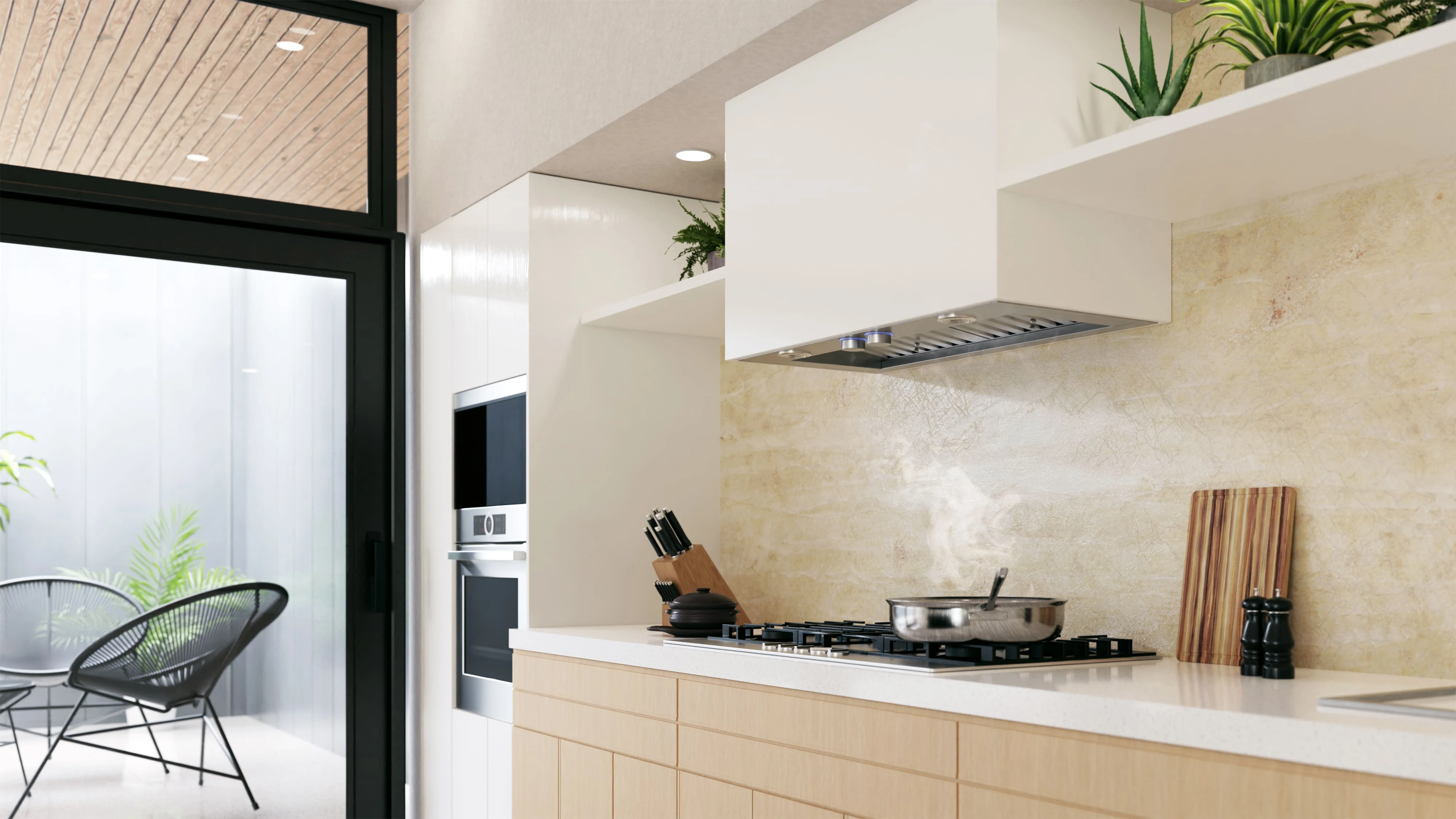 Scanno 34" Insert Range Hoods ESC134SS