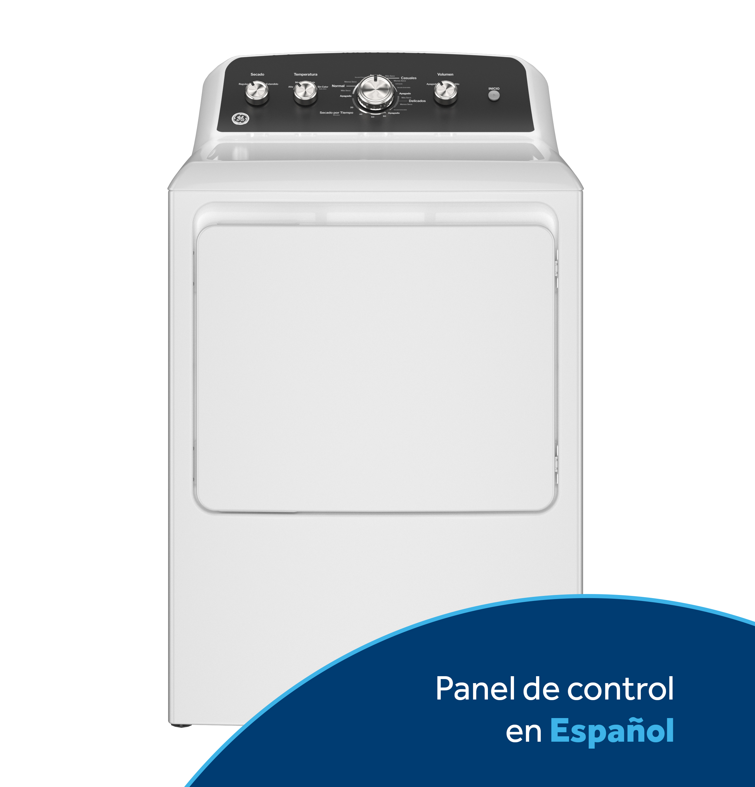7.2 cu. ft. Capacity Electric Dryer with Spanish Panel and Up To 120 ft. Venting ETD48EASWWB