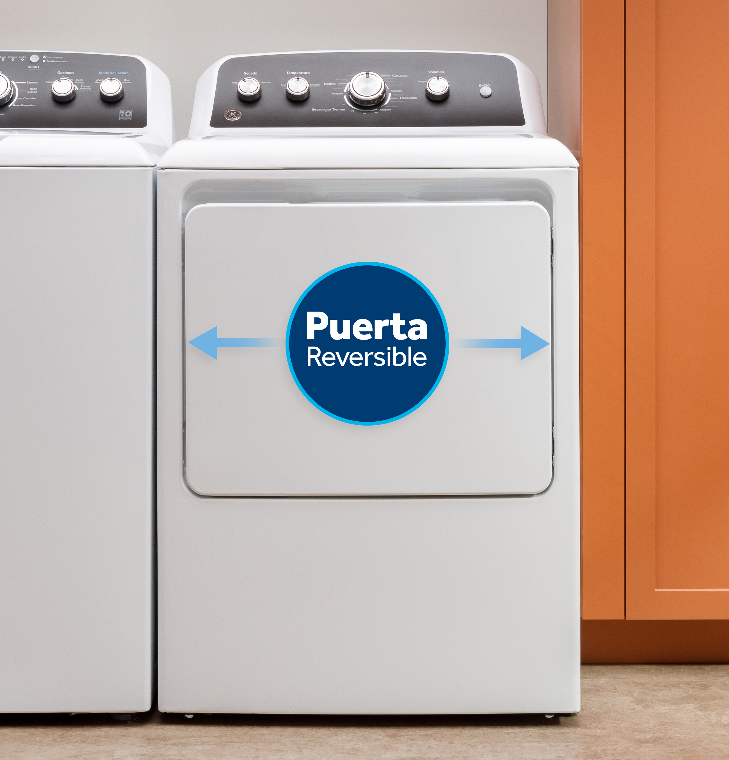 7.2 cu. ft. Capacity Electric Dryer with Spanish Panel and Up To 120 ft. Venting ETD48EASWWB