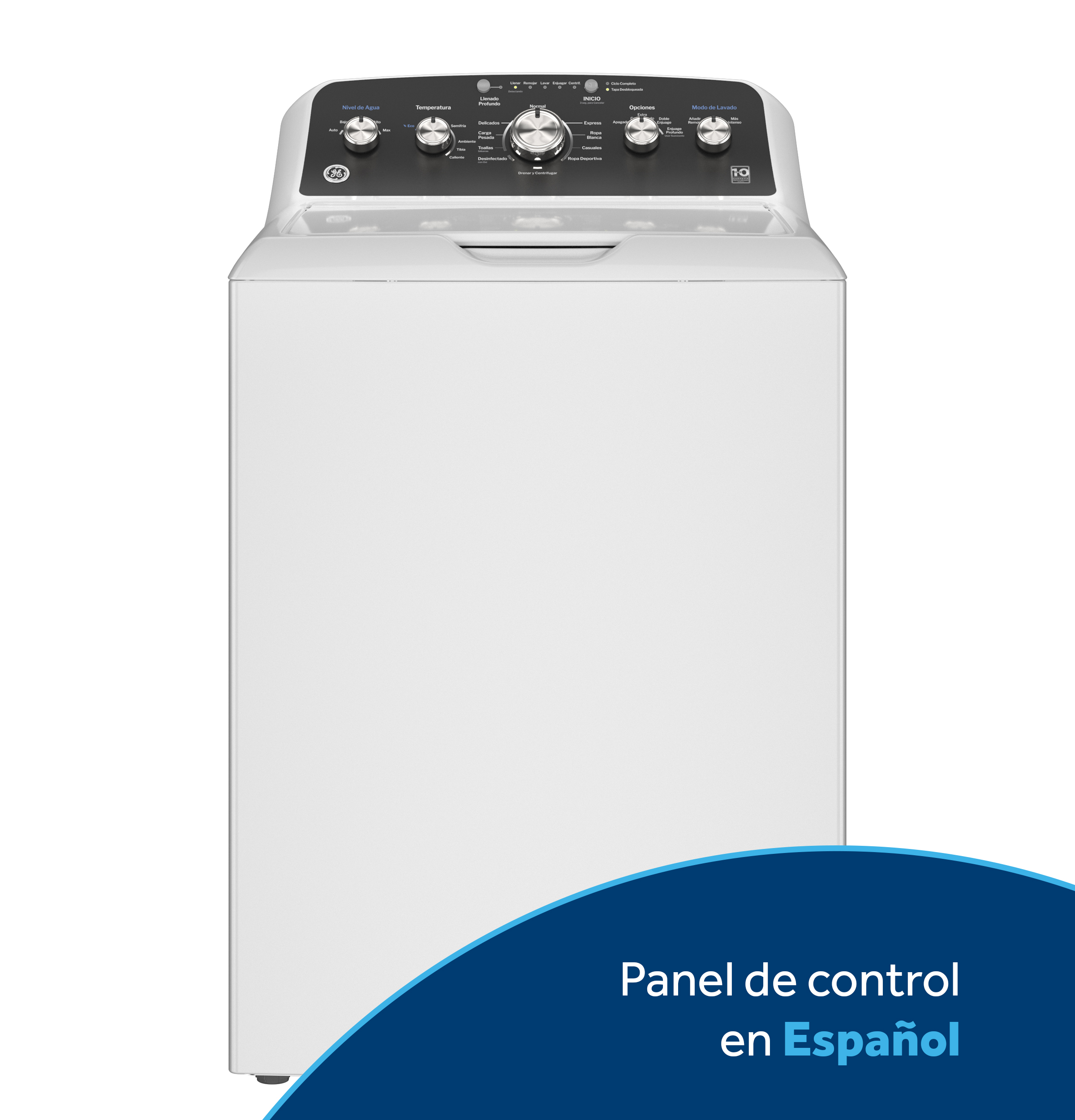 4.5 cu. ft. Capacity Washer with Spanish Panel and Wash Modes Soak and Power ETW485ASWWB