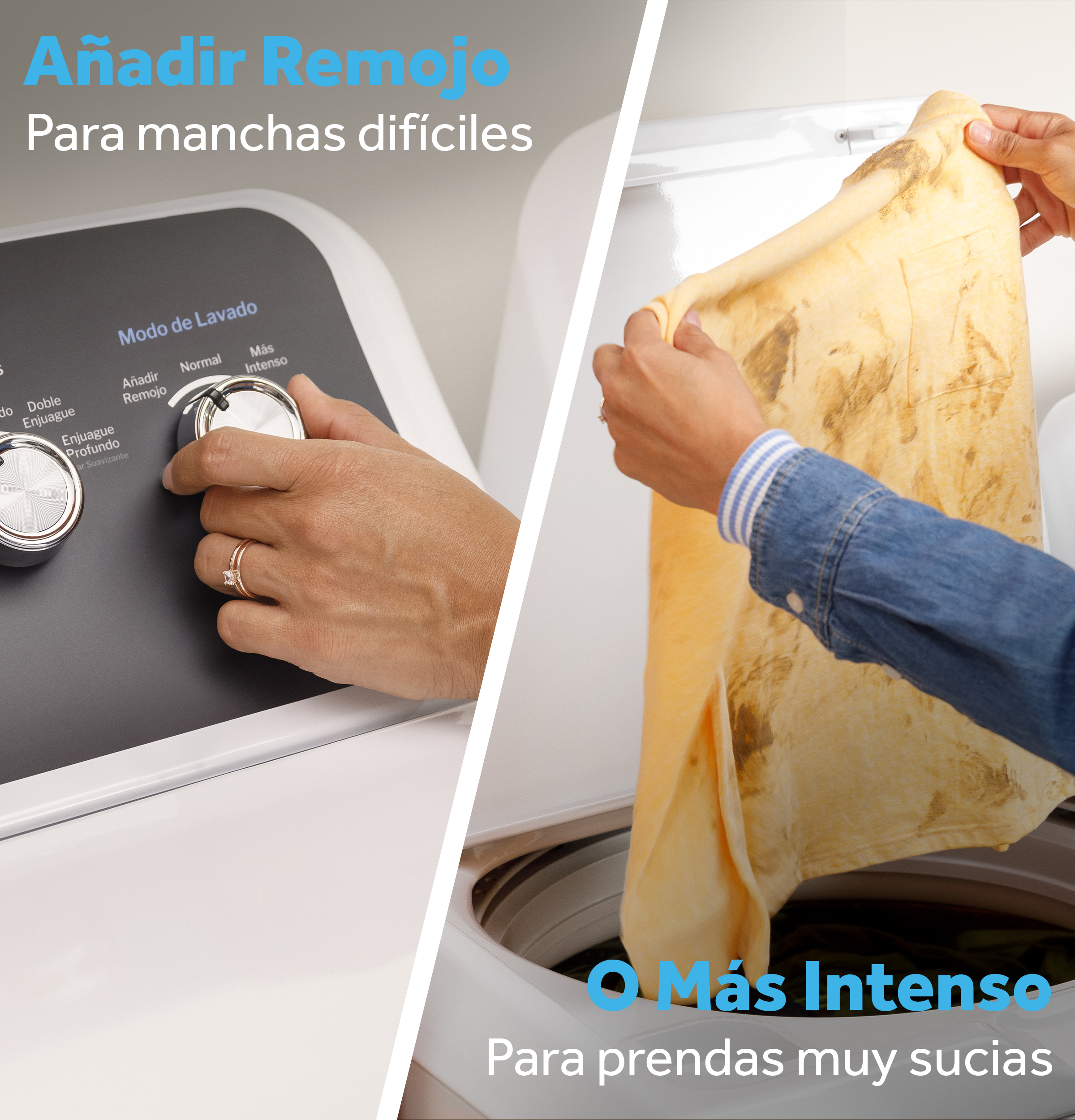 4.5 cu. ft. Capacity Washer with Spanish Panel and Wash Modes Soak and Power ETW485ASWWB