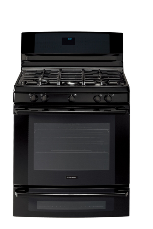 30" Dual-Fuel Freestanding Range with Wave-Touch Controls EW30DF65GB