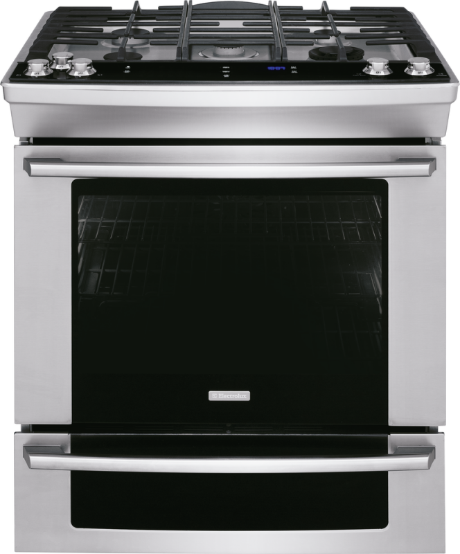 30" Dual-Fuel Built-In Range with Wave-Touch Controls EW30DS75PS